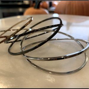Set of 3 bangle bracelets